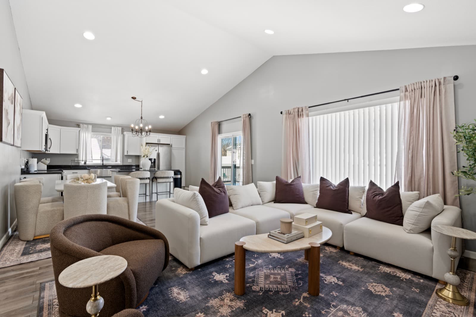 The living room